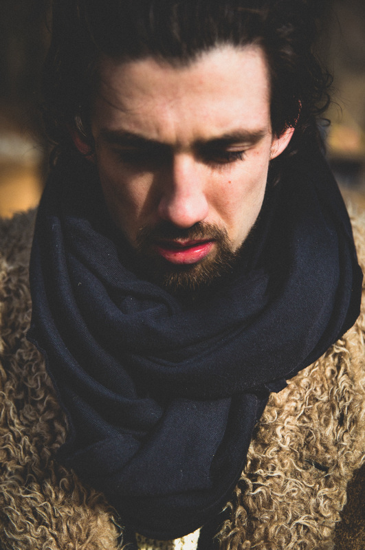 Portrait of Steve Wilcox in a scarf
