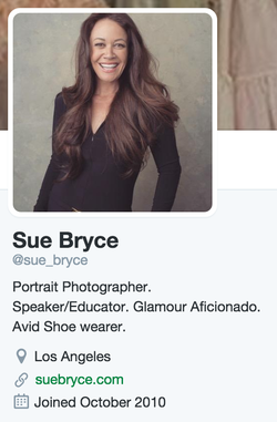Sue Bryce Twitter