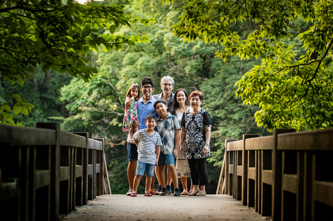 Family portrait at Inokashira Park