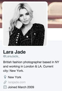 Lara Jade Twitter