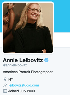 Annie Leibovitz Twitter