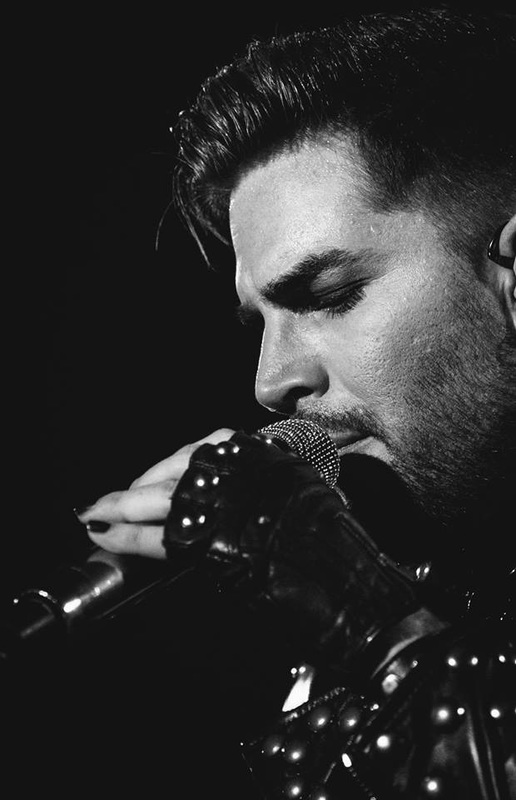 closeup Adam Lambert