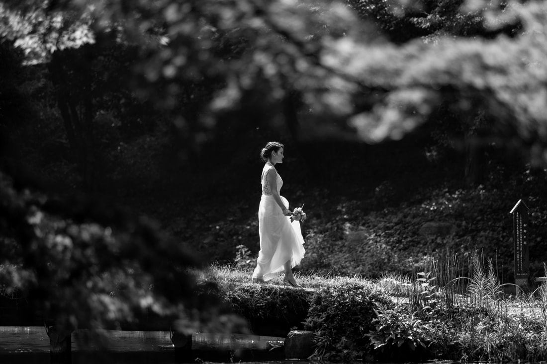 Bride in Koishikawa garden
