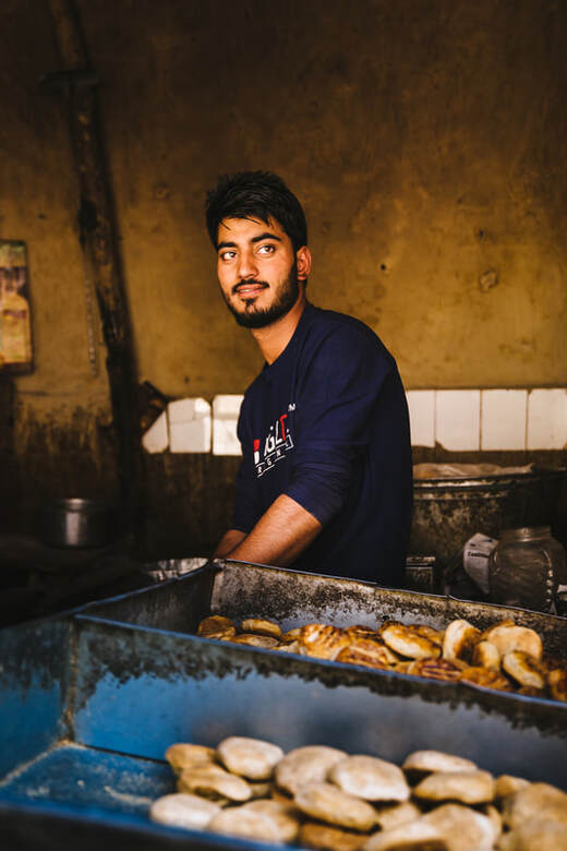 bread maker in Leh, India