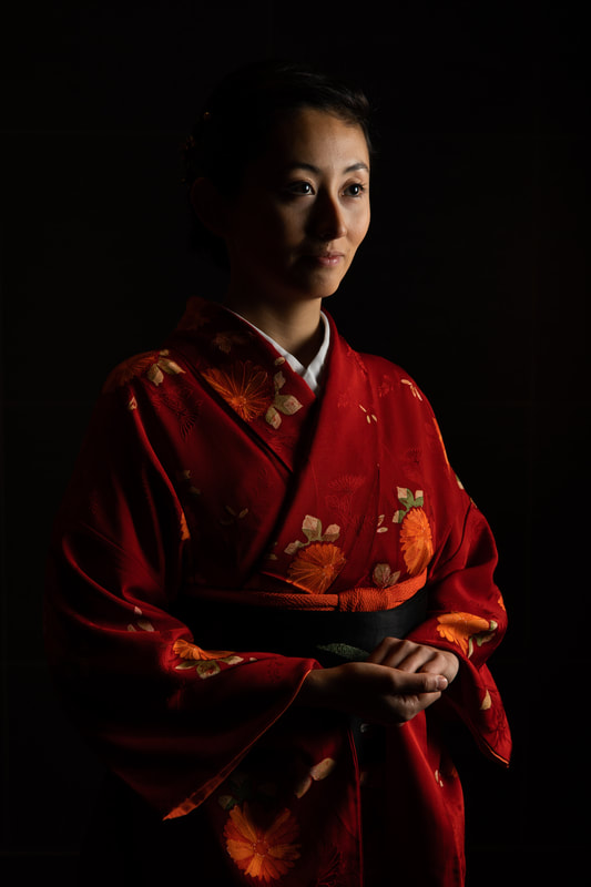Gawa kimono studio portrait 
