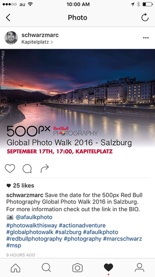 Instagram 500px photo walk