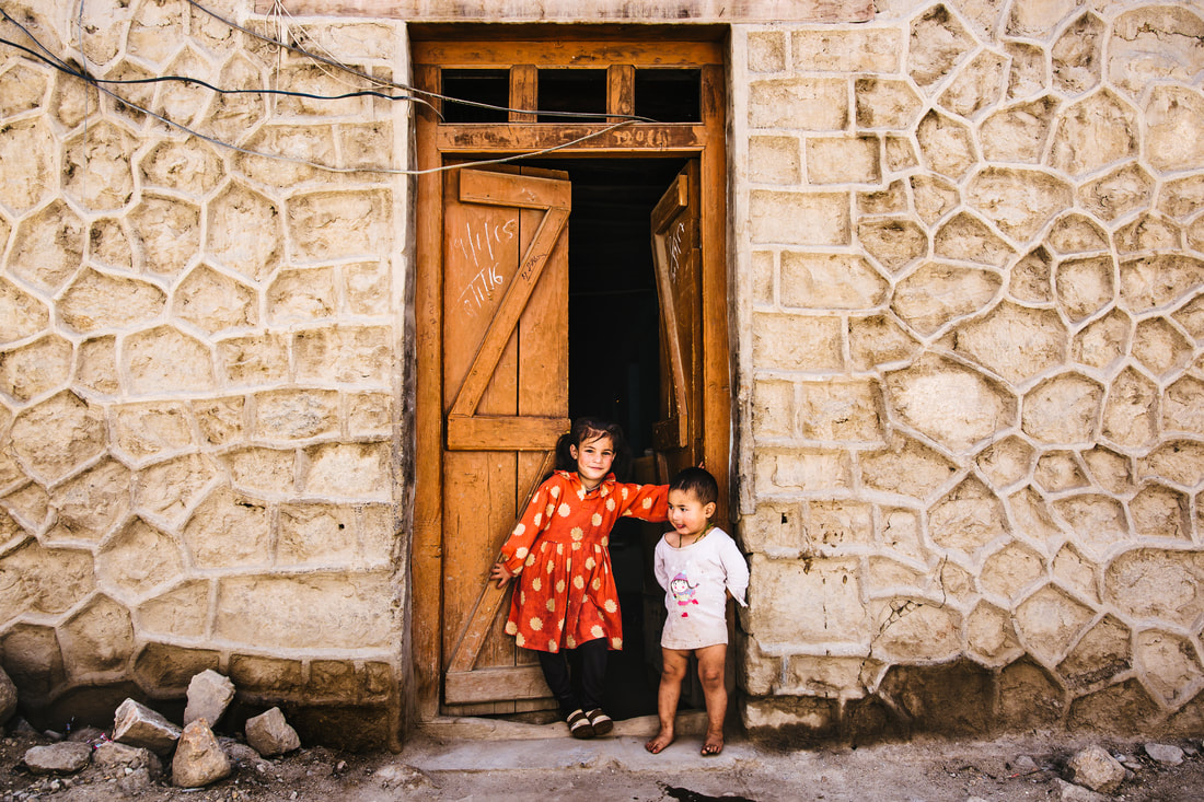 children in Leh, India