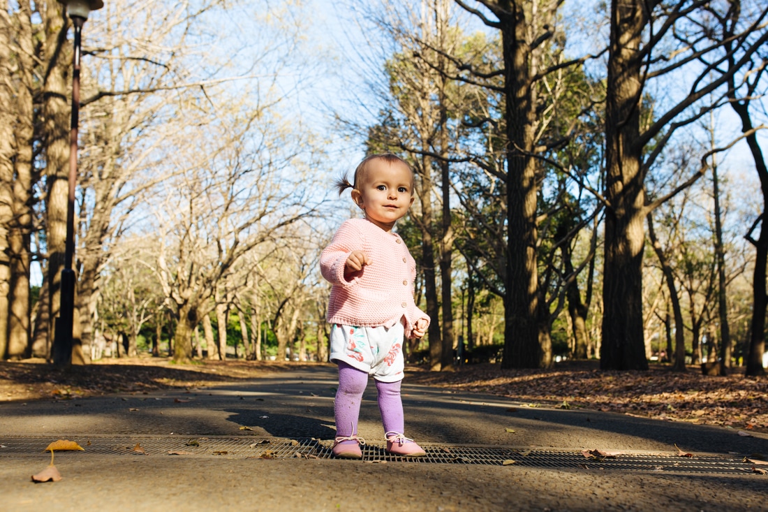 Libby in Nogawa park