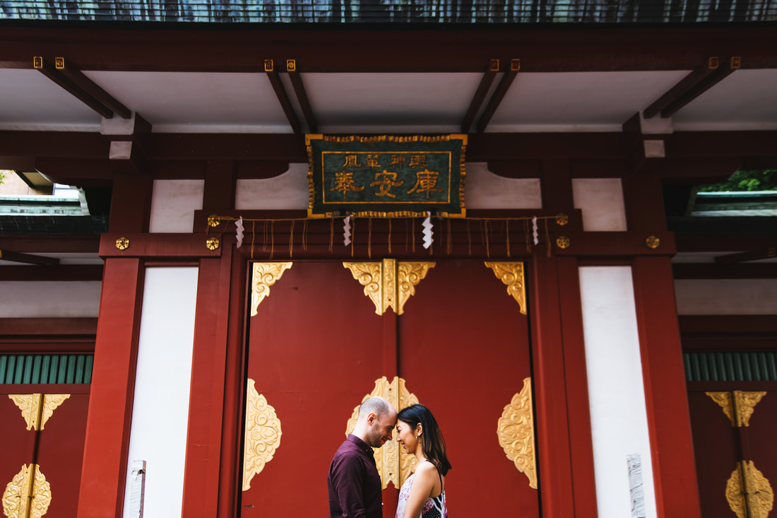 Couple at Kanda Myojin Shrine